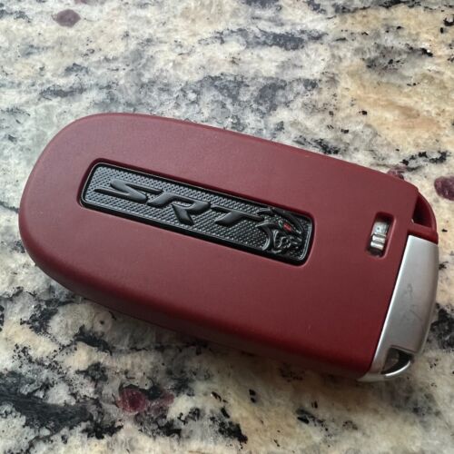 SRT RED KEY FOB HELLCAT 5 BUTTON WITH LOGO RED EYE Dodge, Jeep - Foto 1 di 5