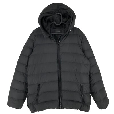 Maison Scotch Damen mit Kapuze Down Puffer Jacke Mantel Größe