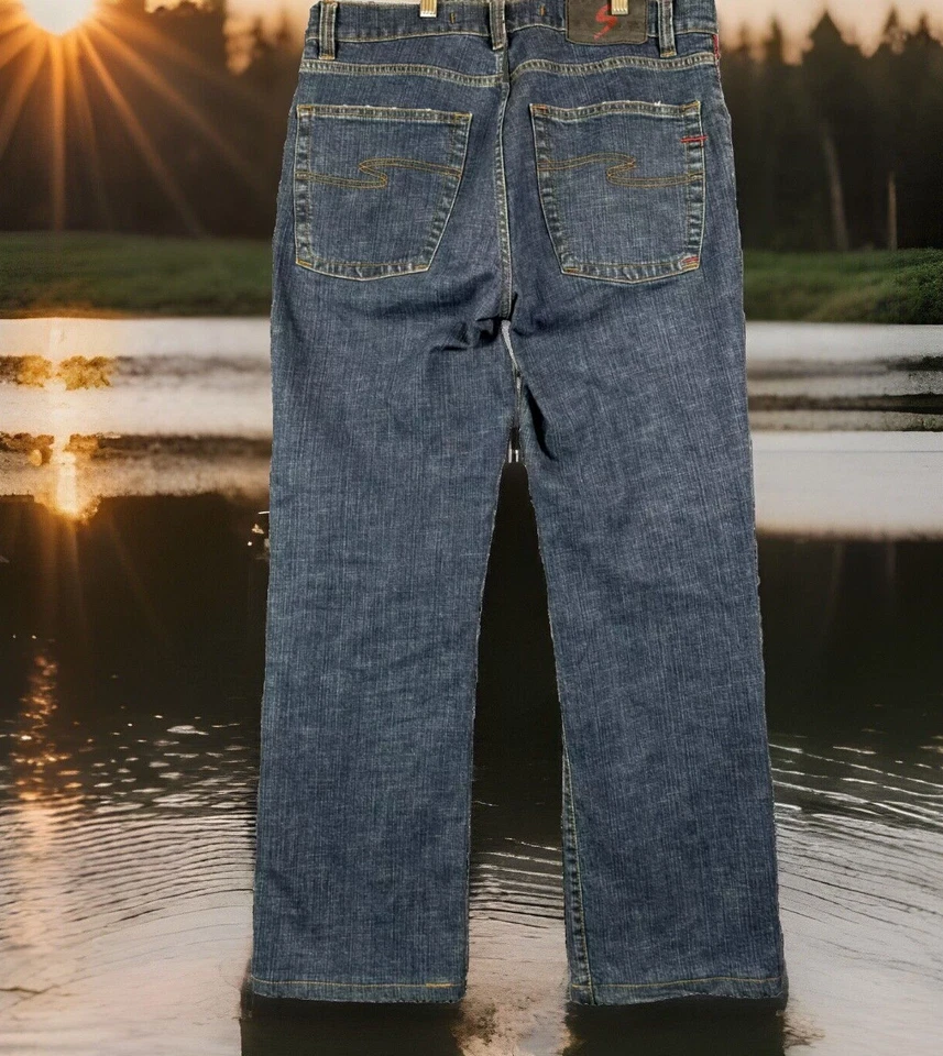 Мужские джинсы Signum 33x32 Texas расслабленные прямые штанины - Изображение 2 из 4