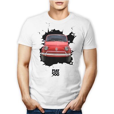 Evolution of Man   'New' Fiat 500 t-shirt