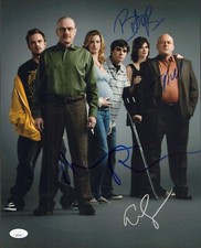 AARON PAUL ANNA GUNN SIGNED AUTO 11X14 PHOTO JSA COA BREAKING BAD NORRIS BRANDT