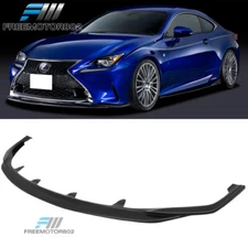 Fits 15-17 Lexus RC300 RC350 F Sport Silkblaze Style Front Bumper Lip Spoiler PP