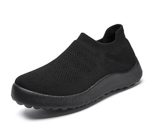 New Fashion Women Casual Shoes Slip On Sock Shoes Solid Sneakers Shoes Footwear - Picture 22 of 28