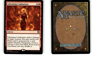 MTG Kaladesh KLD Card Liberating Combustion 267/264 R | eBay MTG Kaladesh KLD Card Liberating Combustion 267/264 R | eBay