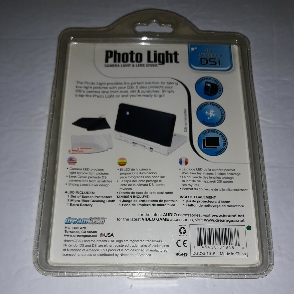Blue Dreamgear DGDSI Photo Light Camera Light Lens Cover for