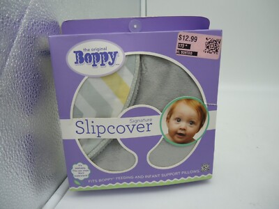 Chicco The Original Boppy Signature Slipcover Chevron Gray New Sealed (CH)