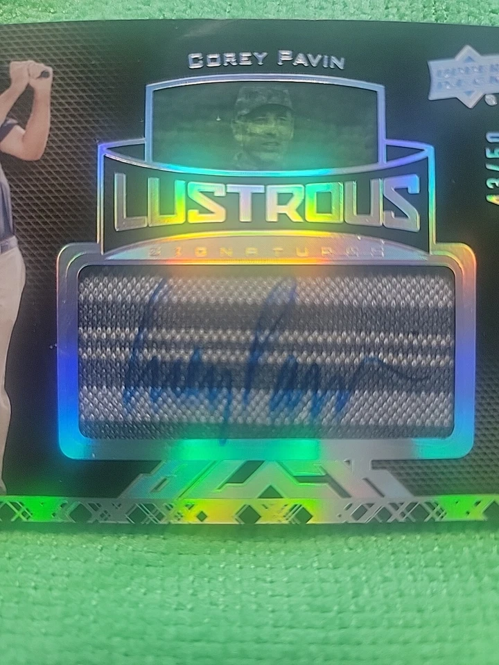 2014 Corey Pavin UD BLACK patch Auto 43/50 - BGS 9 - Auto Tournament Warn. - Image 2 of 4