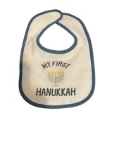 My First Hanukkah Bib Hudson Baby 