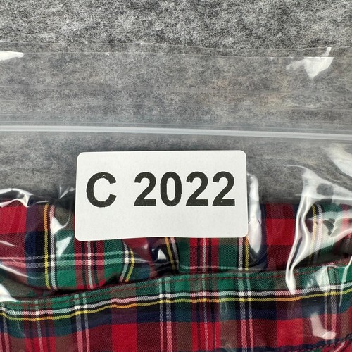 Vineyard Vines Button Front Shirt Plaid Cotton Red Green Girls XL 16 - Picture 10 of 10
