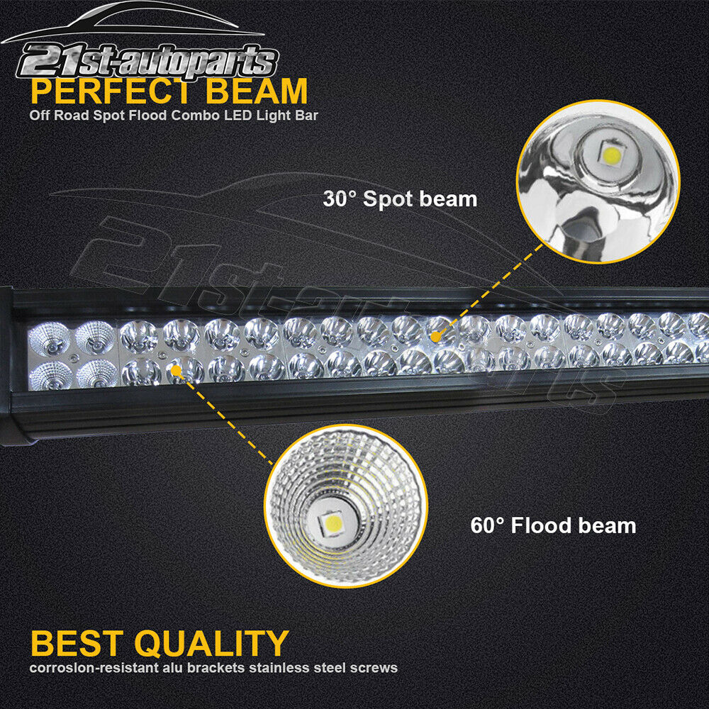 For RAM 2500 3500 4500 Bumper 30" Curved Spot Flood Beam LED Light Bar