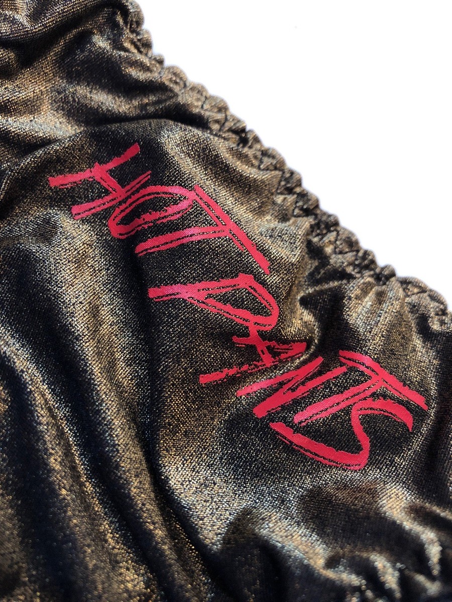 Vintage Agent Provocateur Odray Slash Back Black Gold Briefs