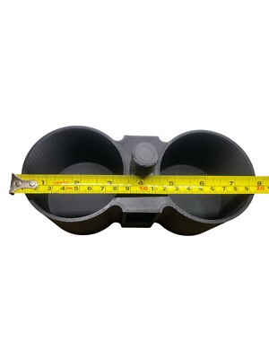 C3 Corvette Cup Holder Chevrolet Chevy 3d Printed Black secures to brake handle 