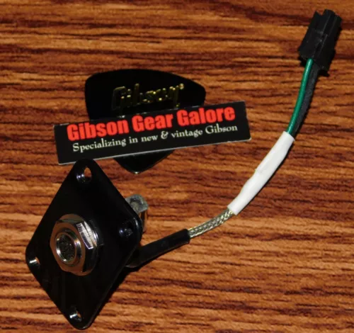 Gibson SG Jack Output Quick Connect Black Guitar Parts Side Mount 2019 Standard