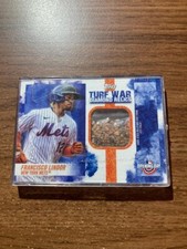 2022 Topps Opening Day Turf War Dual Diamond Relics Torres Francisco Lindor