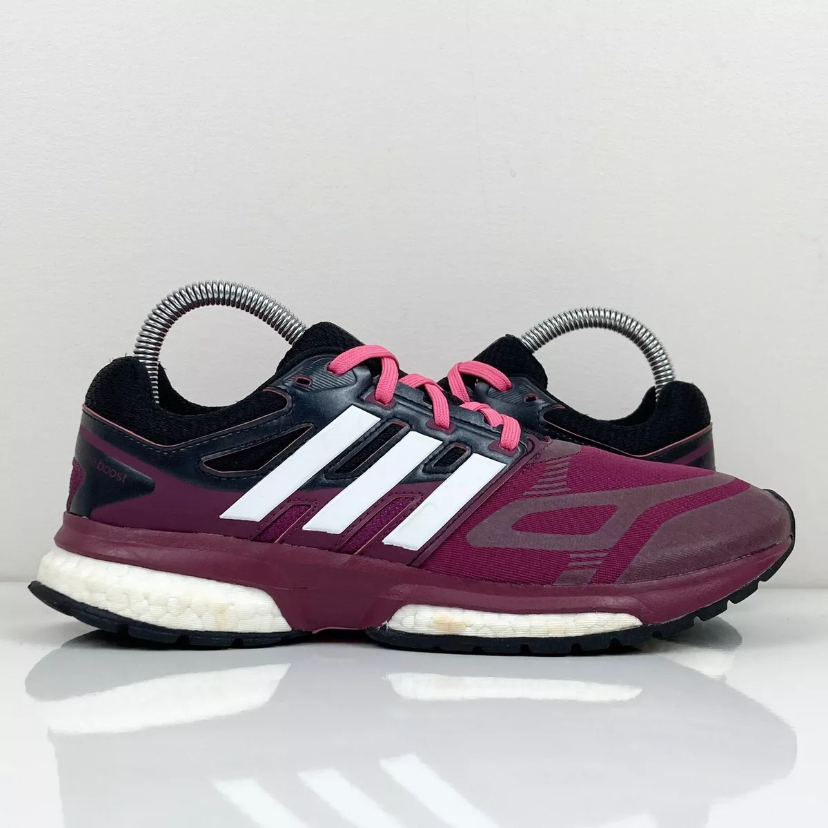 Korrekt Perth Blackborough Empirisk Adidas Response Boost TechFit Purple Women's Athletic Running Shoes Size  7.5 | eBay