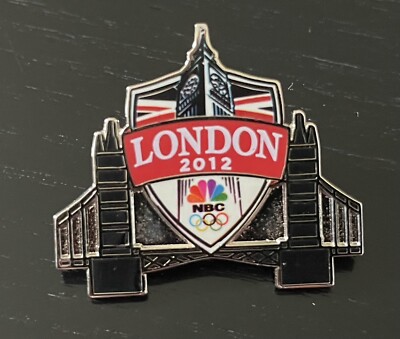 LONDON 2012; MEDIA PIN, NBC; US TV! Dated!