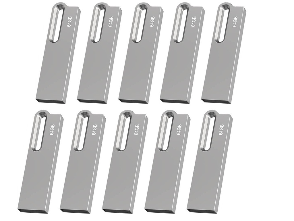 1/5/10 unidades Memoria USB 2.0 de 32 GB y 64 GB de metal, Memoria USB para PC y laptop, lote, imagen 3