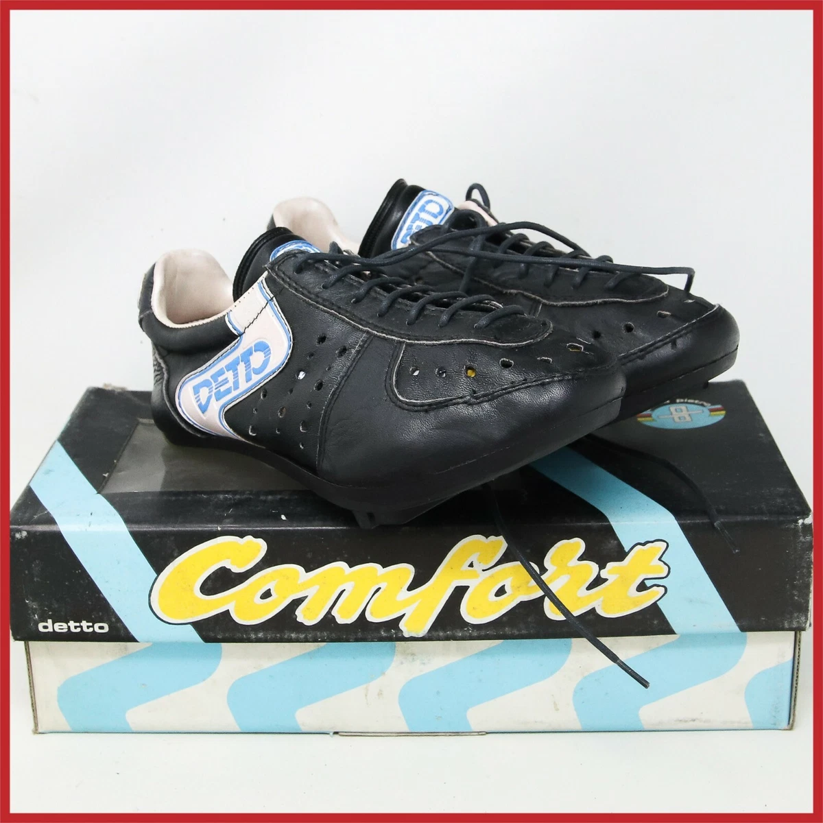 Chaussures Vélo Vintage PINARELLO - Cuir De Kangourou - Taille 43 - Velcro & Lacets - Italie
