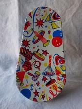 Vintage New Years Eve Party Noisemaker, Tin Spinner Ratchet, Circus Clowns