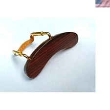 Polished Rosewood Mandolin Armrest with Lightweight Golden Hardware Setup