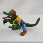 Vtg 1989 Teenage Mutant Ninja Turtles Leatherhead Action Figure Playmates Toys