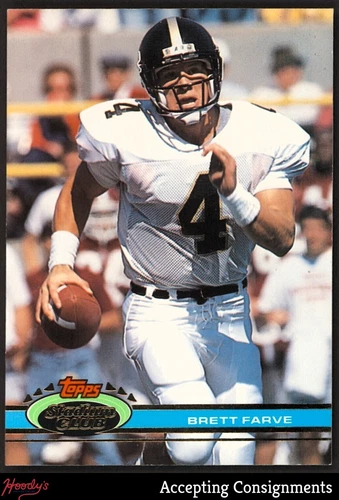 1991 Stadium Club #94 Brett Favre UER RC ROOKIE FALCONS
