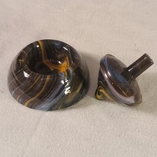 ANDY DAVIS, Glass Art Spinning Top Base, Encore Run , 263F