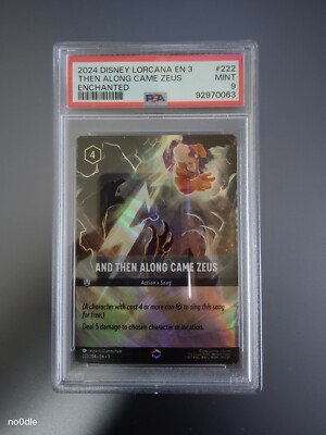 Disney Lorcana - And Then Along Came Zeus 222/204 ✨Enchanted✨PSA