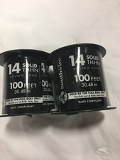 2 Southwire 14 awg Red Solid Copper Insulated Wire THHN THWN AWM 100 Feet 600 V