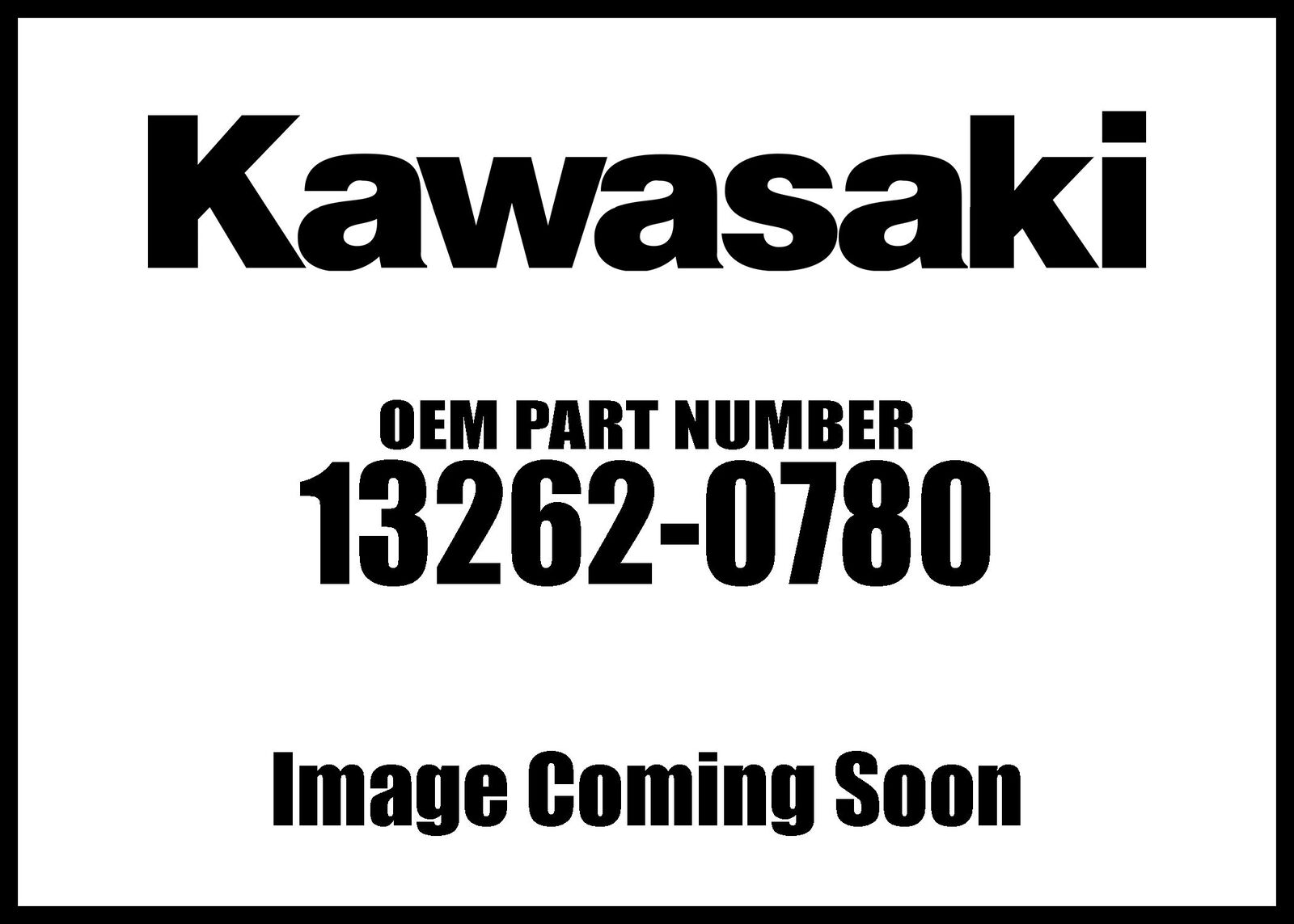 Kawasaki 2010-2016 Z1000 Ninja Gear Output 4Th 25T 13262-0780 New OEM
