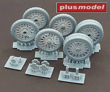 Plus Model 1/35 WWI Lanchester Wheels Set