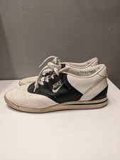 Original Vintage 1988 Nike Casual Black White Shoes sz 5 Pre Owned
