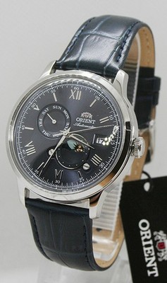   Orient Herrenuhr Sun and Moon Bambino RA-AK0806L30B  