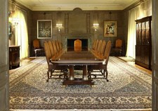Extra Long Mahogany Dining Table,12-24 Feet Long, Seats 28 People an AP Exclu...