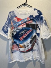 Vintage Ford Racing We Race To Win All Over Print NASCAR T Shirt USA Made XXL