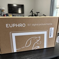 EUPHRO 10.1'' Digital Picture Frame with 32GB Storage 1280X80 IPS Touch WIFI APP