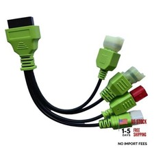 Motorbikes OBD Diagnostic Adapter Cable,4Pin 6Pin Male to OBD2 16Pin Female 4