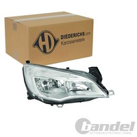 Diederichs Halogen Scheinwerfer Mit Lwr-Motor TFL Rechts Passend FüR Opel Astra