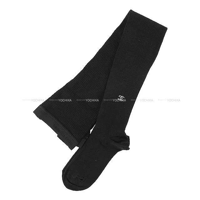 Chanel — CHANEL Women's Tights Coco Mark #S Noir (Black)[BRAND NEW][Authentic]