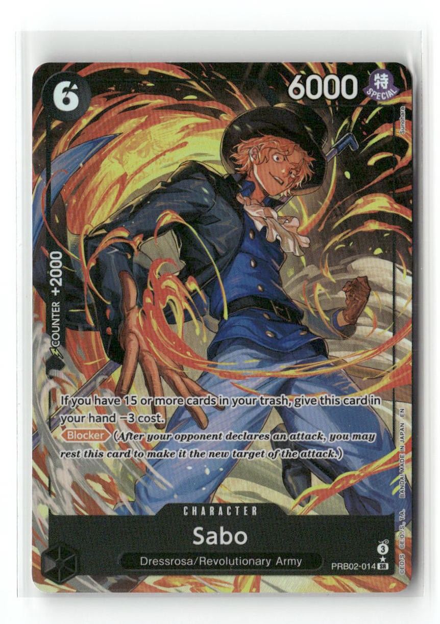 Sabo - (Alternate Art) SR Premium Booster -The Best- Vol. 2 PRB02-014 NM