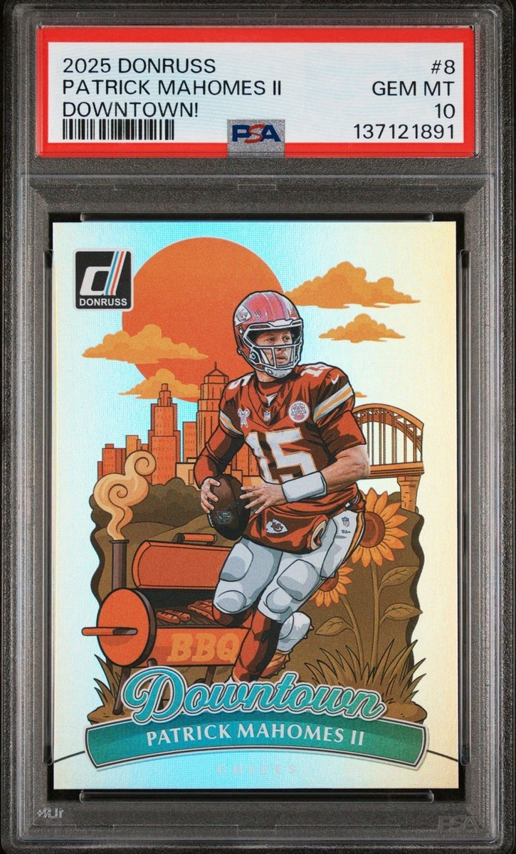 2025 Panini Donruss Downtown Patrick Mahomes 🔥 SSP Case hit GEM