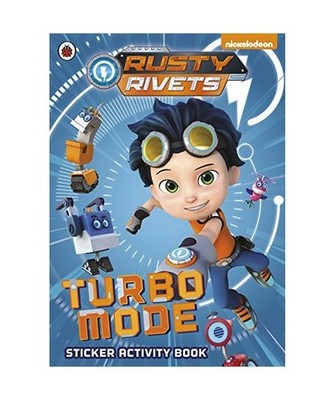 Rusty Rivets: Turbo Mode: Sticker Activity Book: Sticker Activity Book, Rusty Ri