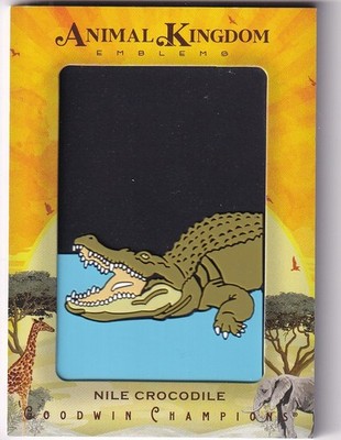 2024 Upper Deck Goodwin Champions No. 33 Nile Crocodile Emblems Africa