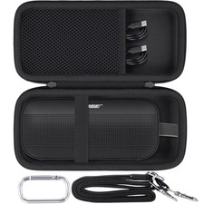 Protective Case for Bluetooth Speaker - Portable Carrying Box, Smooth Zipper, Tr