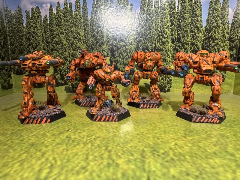 Battletech  battlemechs Clan Wolf Star-Pro Painted Gamma Galaxy