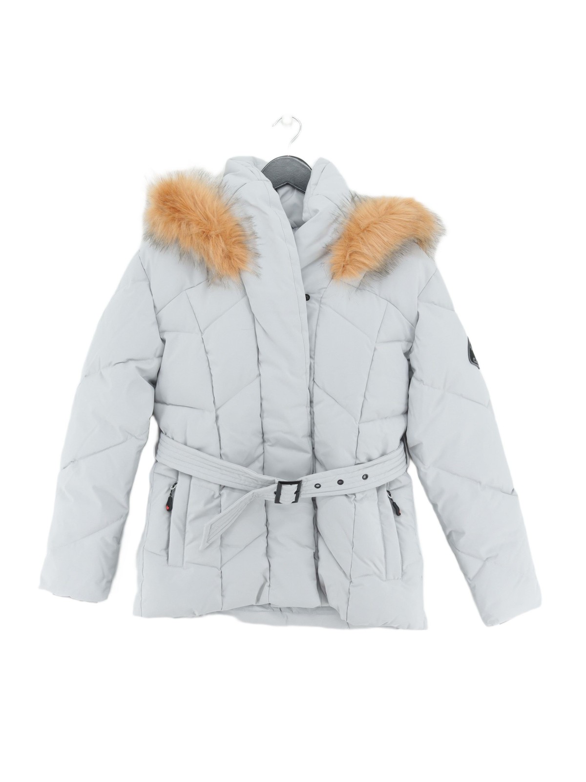 ALTRA Zavetti Cappotto Donna S Grigio Poliestere con Acrilico Altro Puffer Jacket