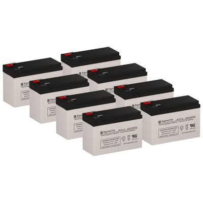 Liebert UPStation GXT3000RT-120 UPS, SP12-7.5 (T2) Battery Replacement Set of 8