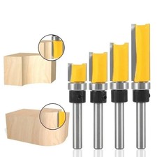 1/4 6mm Shank Straight Flush Trim Router Bit Set Wood Template/Pattern