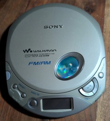 Vintage Sony CD Walkman ESPMax Portable FM/AM CD-R/RW Player D-F200 - TESTED