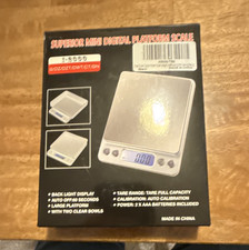 Mini Digital Platform Scale I-9000, Backlit Display, Auto-Off, Large Platform
